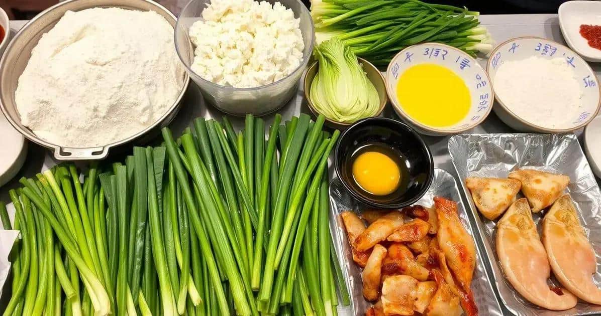 Ingredientes da Receita de Okonomiyaki