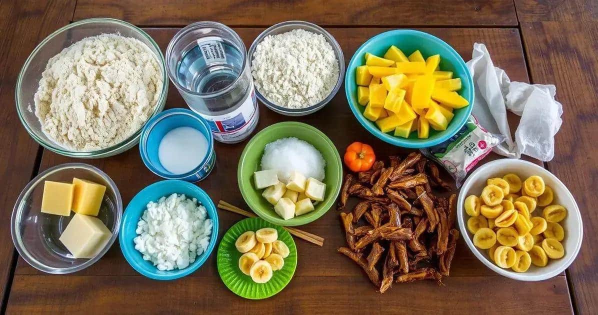 Ingredientes do Beiju
