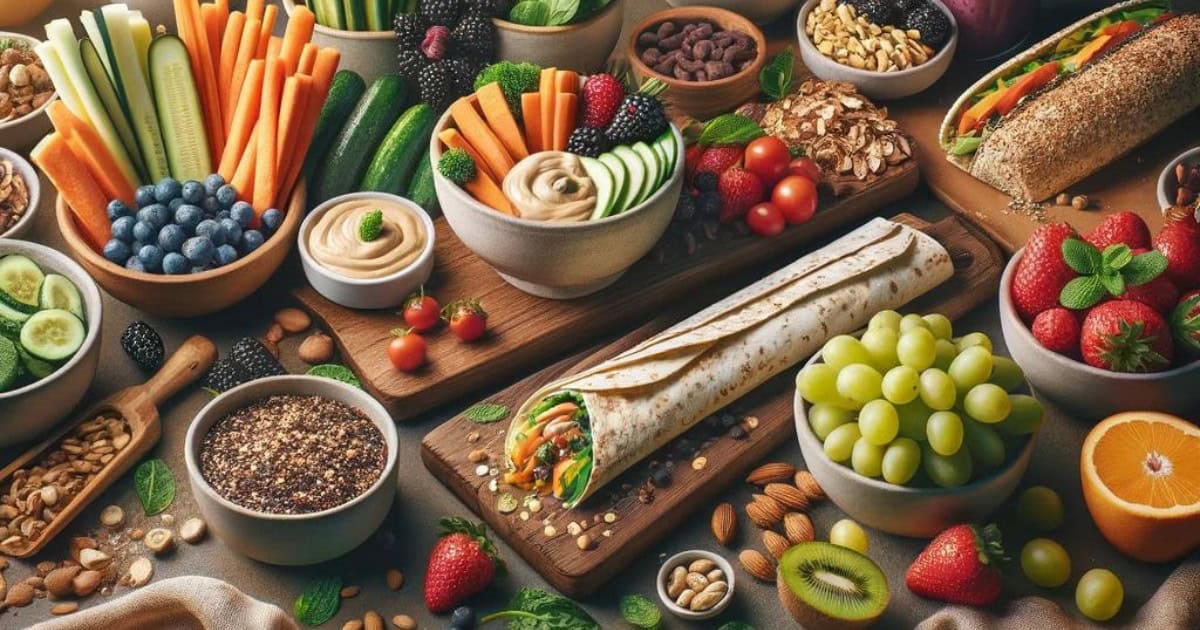 Schnelle Rezepte - gesunde Snacks
