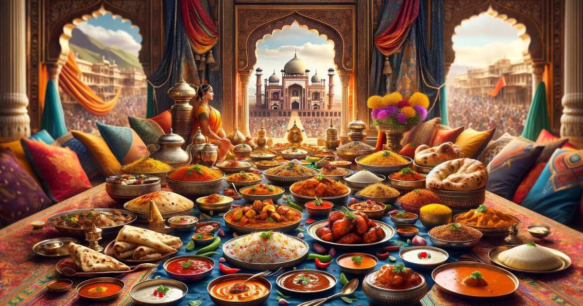 Indian cuisine is known for its generous use of spices and herbs, featuring dishes like curry, samosas, and masala dosa, offering a rich and complex palette of flavors.
