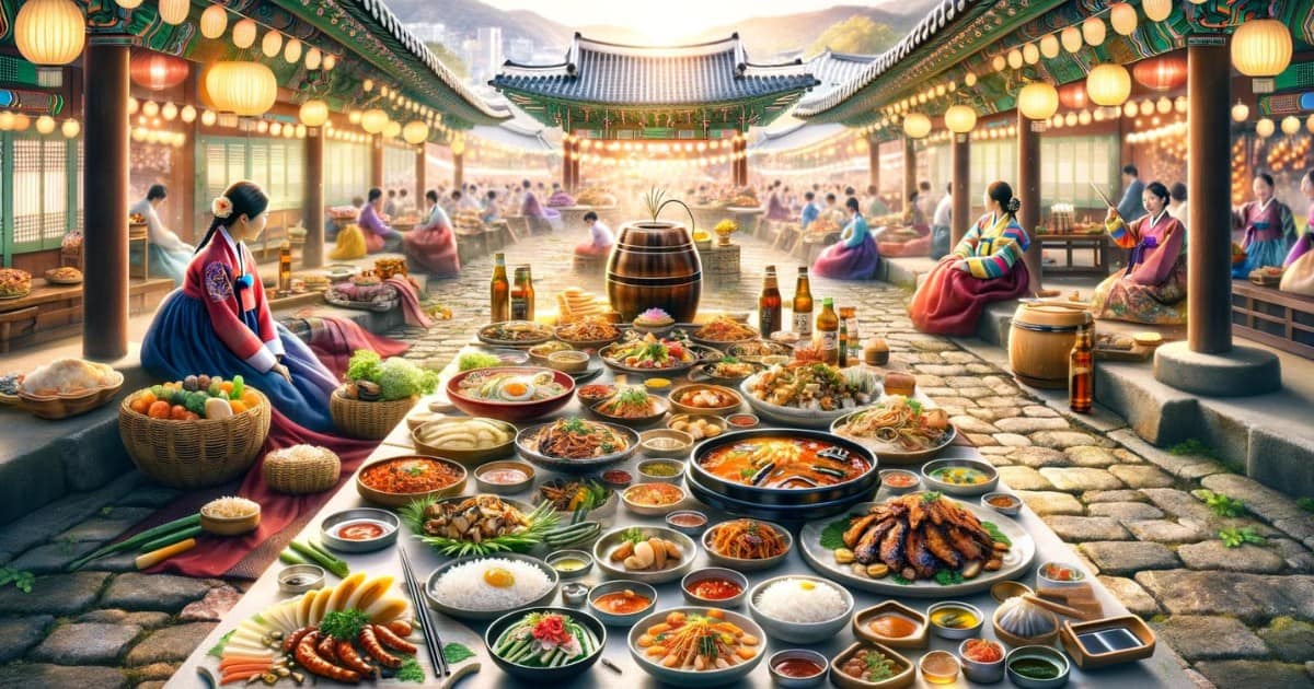 Famous for kimchi, Korean barbecue, and bibimbap, Korean cuisine is characterized by bold flavors and the generous use of garlic, ginger, and chili.