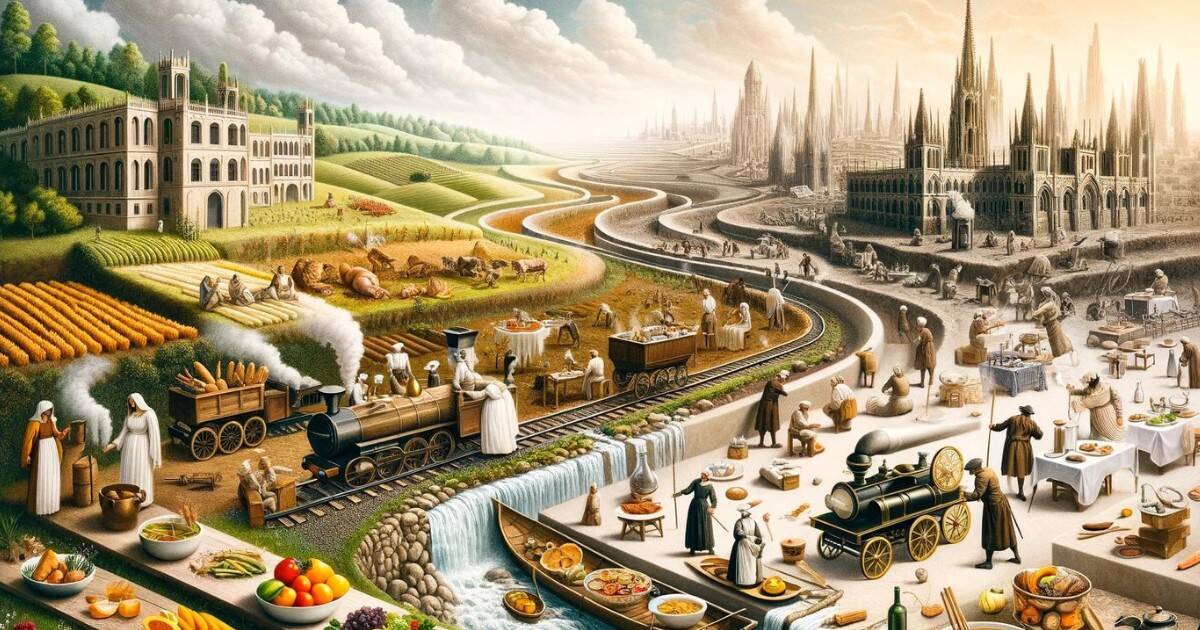 A visual journey through the history of international cuisine — showing how food evolved from survival to an art form that unites cultures.