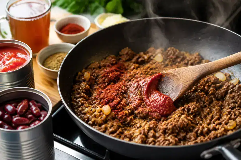 How to prepare 10-minute homemade chili