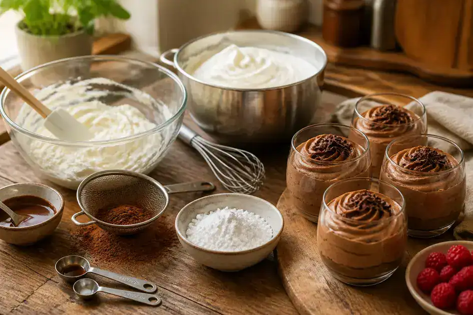 How to prepare chocolate cream cheese mousse