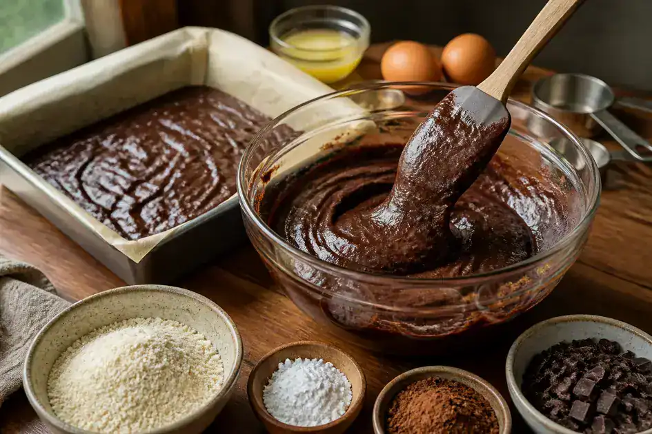 How to prepare gluten-free brownies step by step
