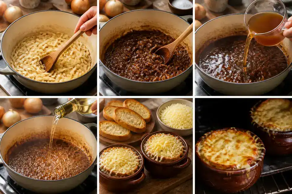How to prepare onion soup