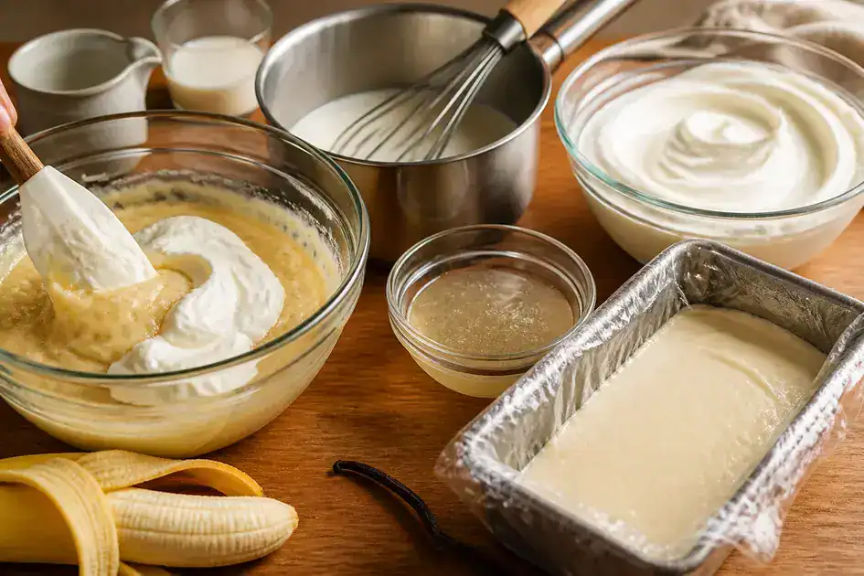 How to prepare sliceable banana mousse