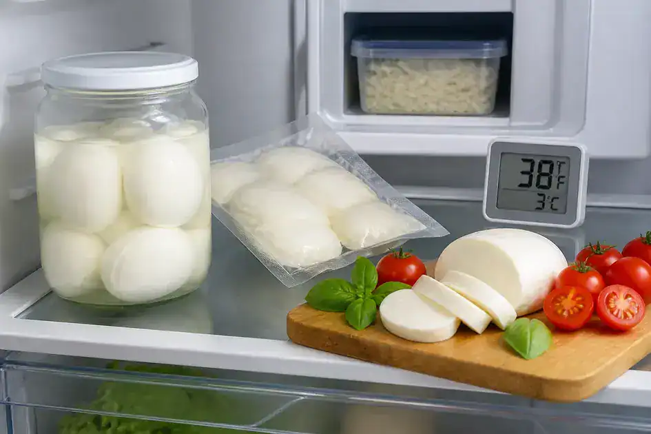 How to store and use homemade mozzarella safely