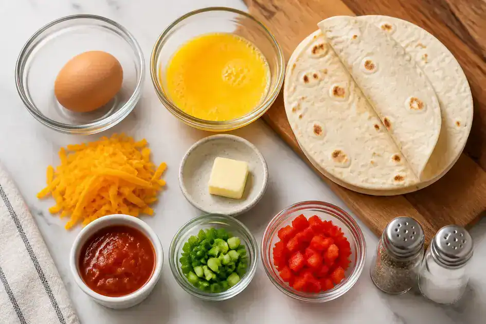 Ingredients of 3-Minute Tortilla