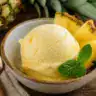 Natural Pineapple Ice Cream