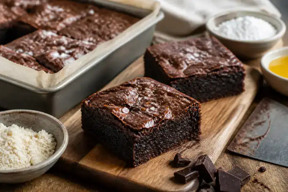 Tips for fudgy texture and perfect crust