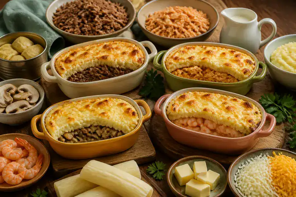 Variations and substitutions for beef escondidinho
