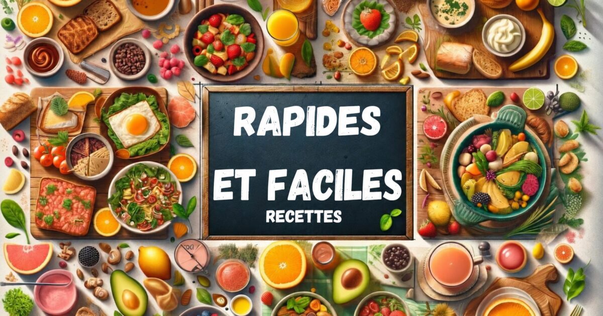 Des recettes rapides et faciles pour transformer votre cuisine au quotidien.