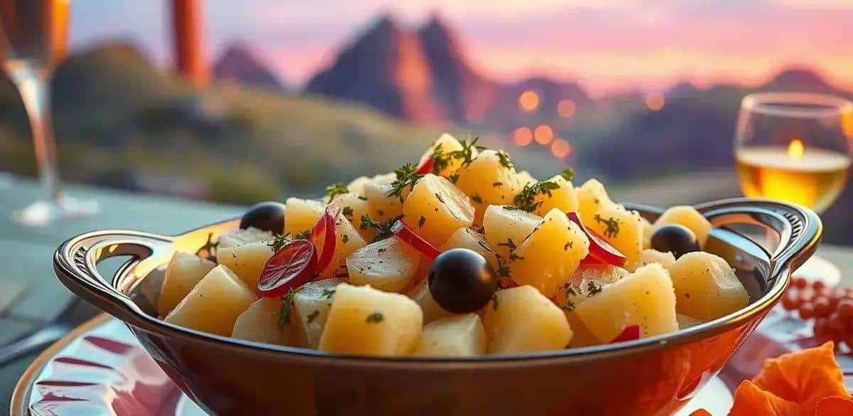Como Servir a Salada de Batata com Maionese