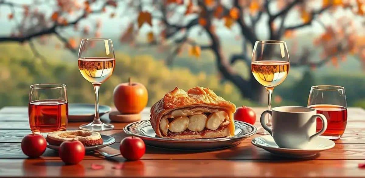 Harmonização de Bebidas com Strudel de Maçã