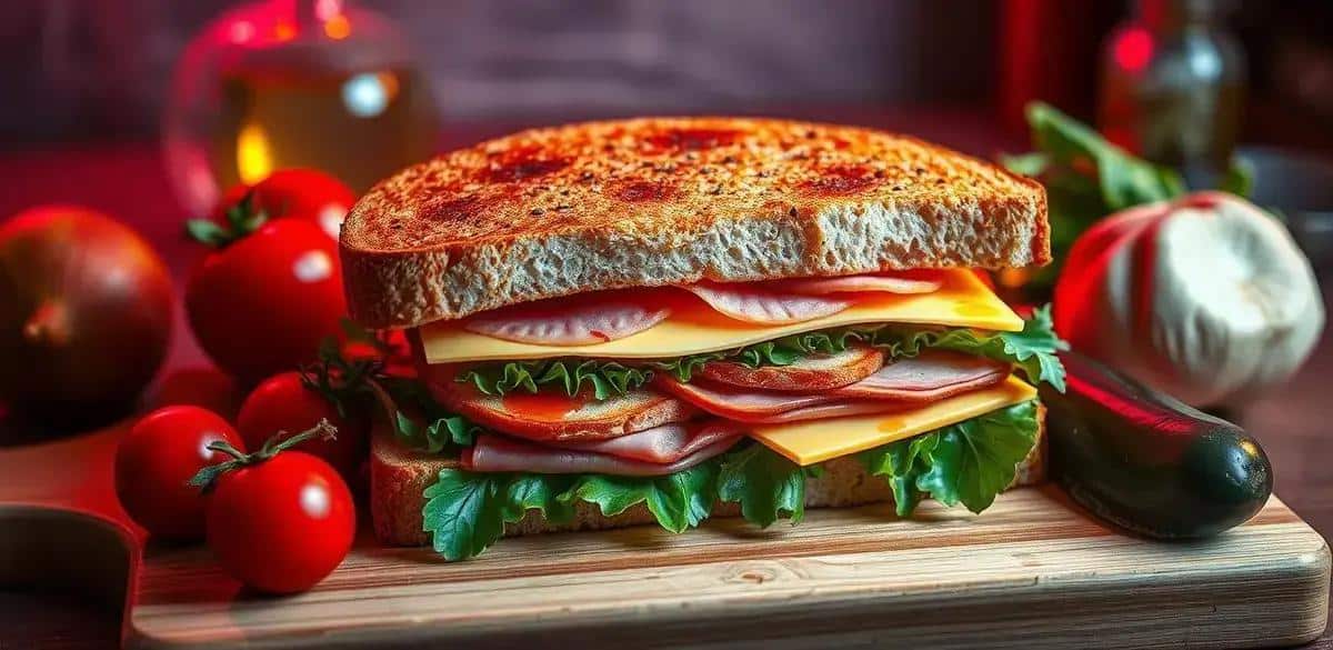 Ingredientes do Sanduíche Quente Prático