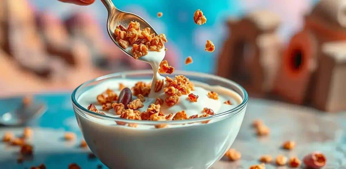 Método de Preparo do Iogurte com Granola
