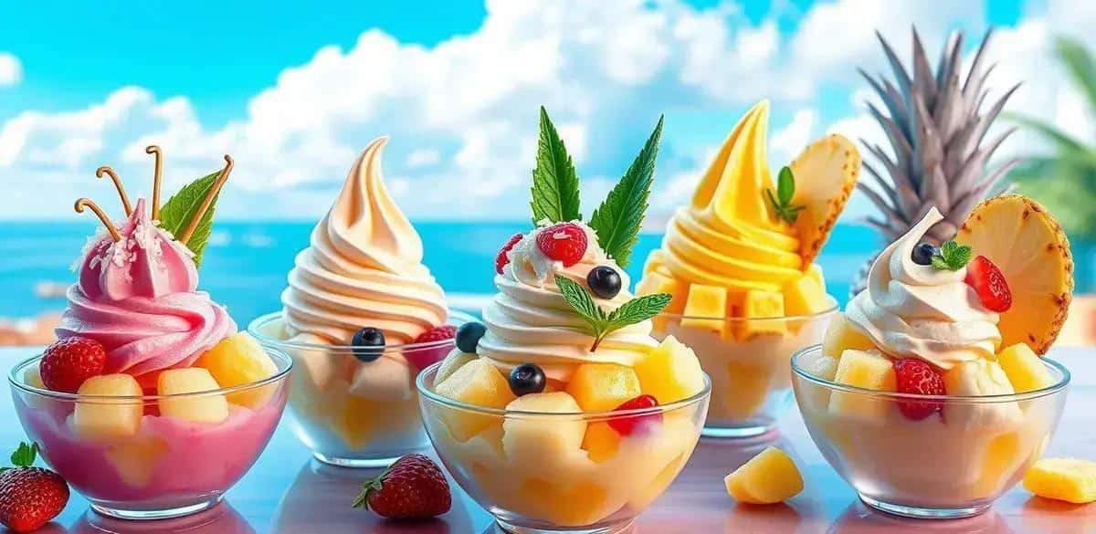 Variações do Gelado de Abacaxi