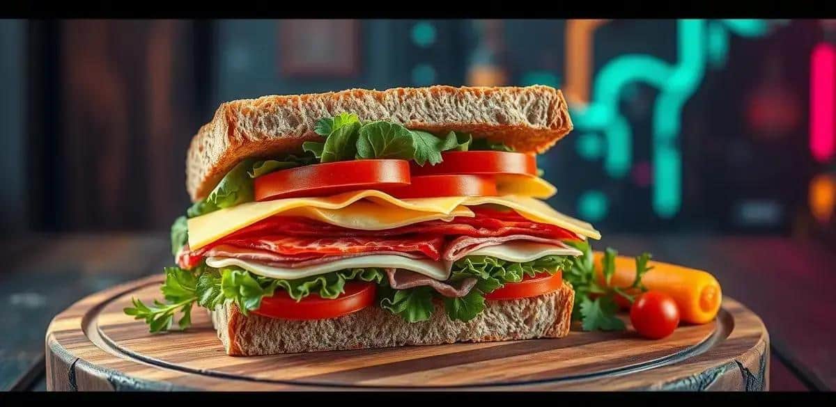 Ingredientes para o Sanduíche Integral Prático