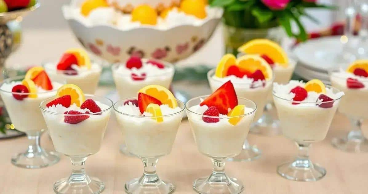 Como servir Ambrosia em festas