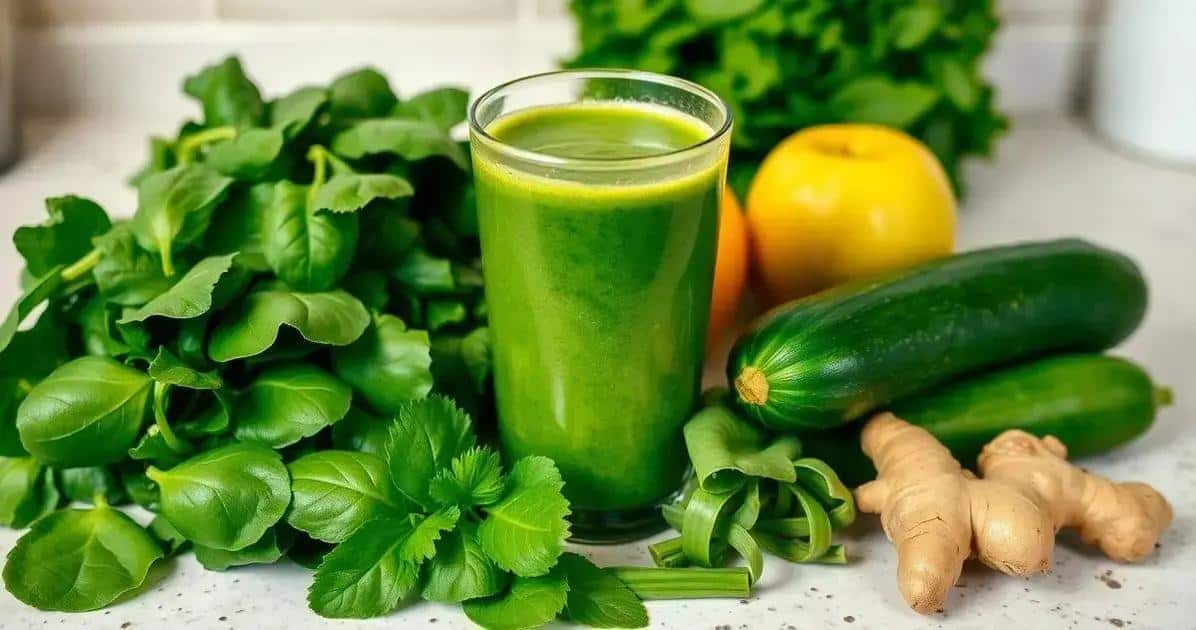 Ingredientes do Suco Verde Energético