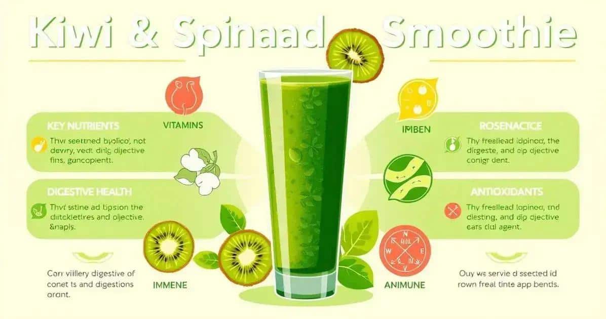 Benefícios do Smoothie de Kiwi e Espinafre
