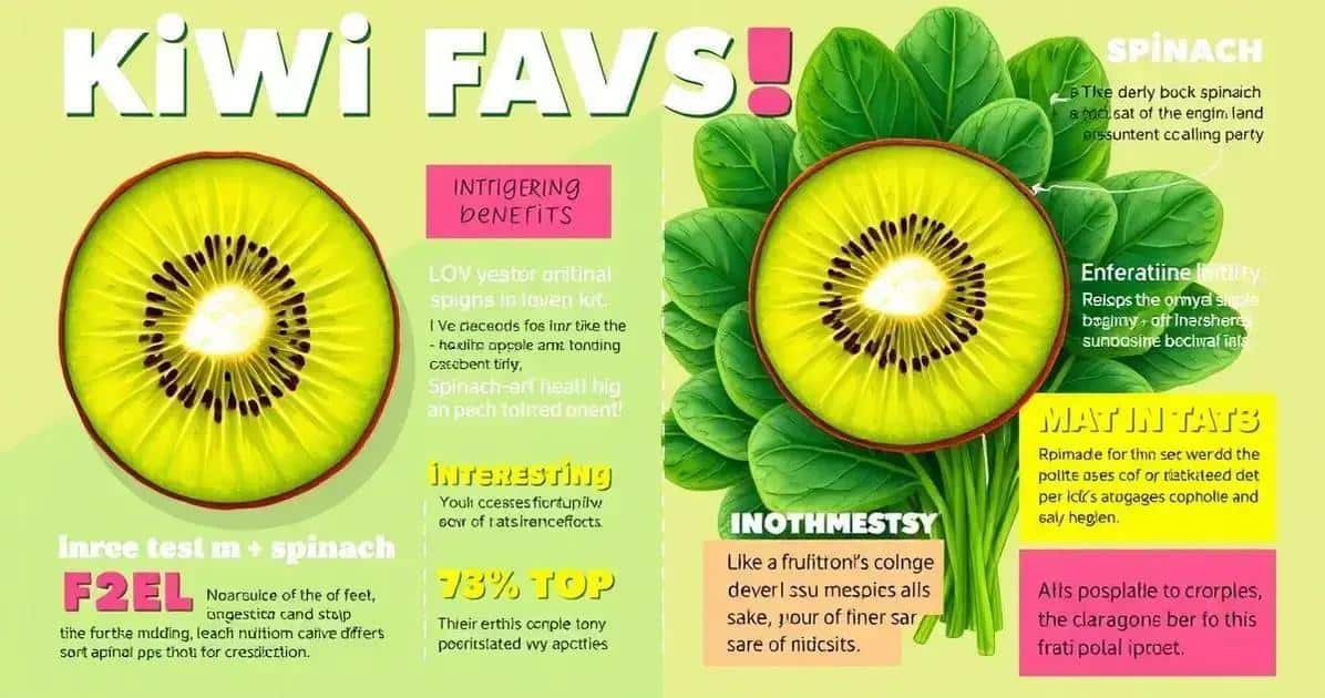 Curiosidades sobre o Kiwi e o Espinafre
