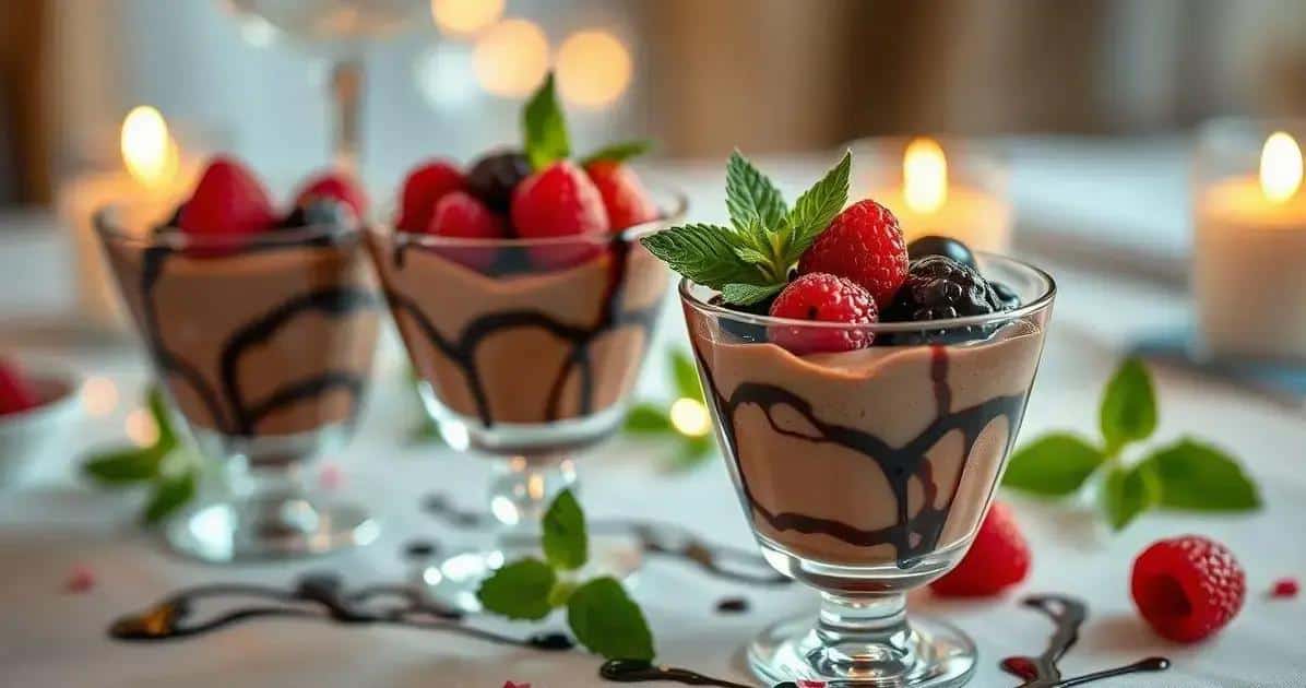 Dicas para Servir a Mousse Romântica