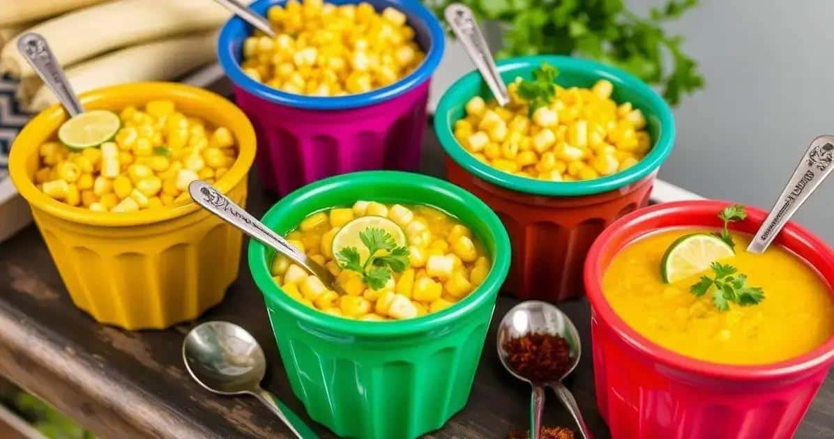 Dicas para servir Esquites