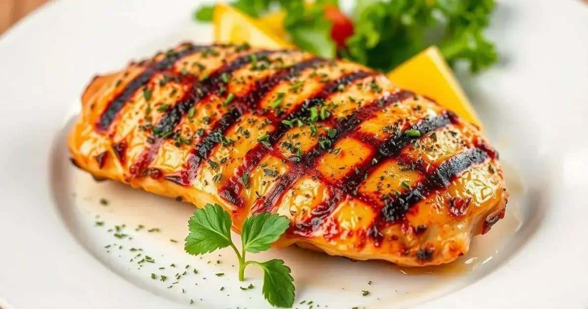 Filé de frango grelhado fácil: Uma receita prática e deliciosa que todos vão amar