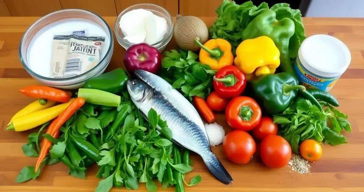 Ingredientes da Moqueca de Surubim