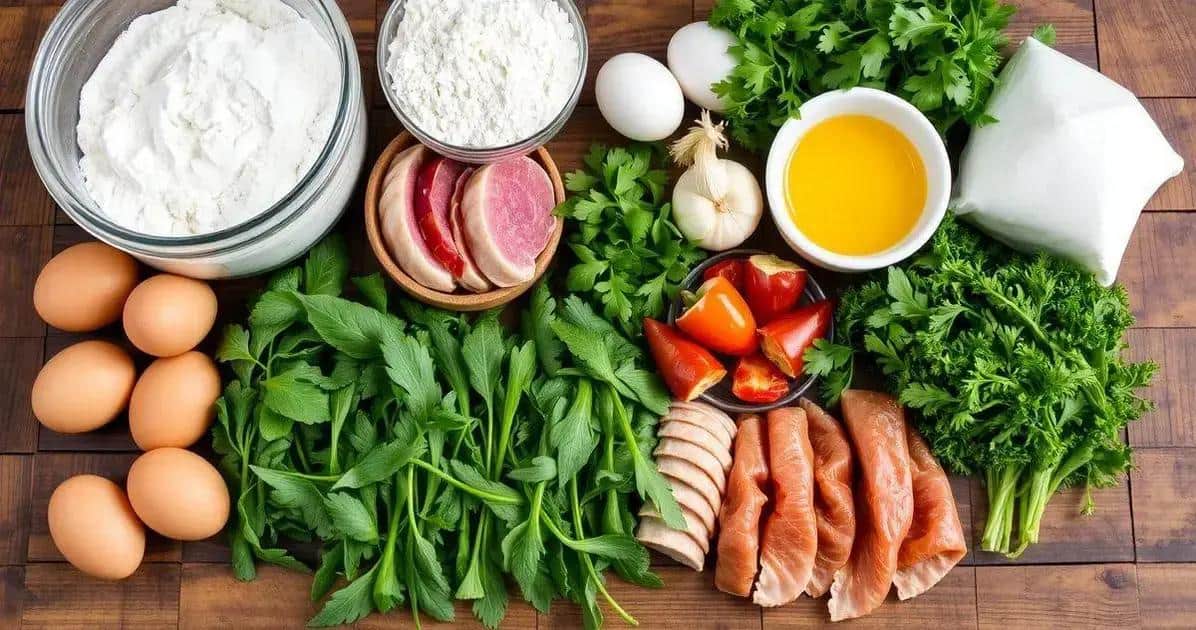 Ingredientes da Receita de Maultaschen