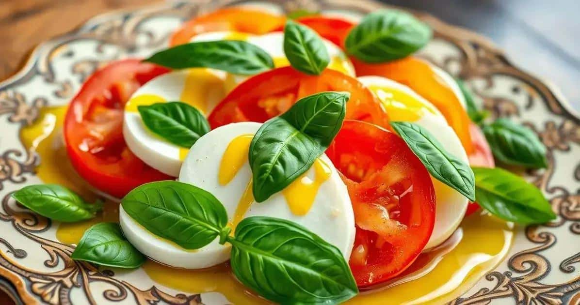 Método de Preparação da Salada Caprese
