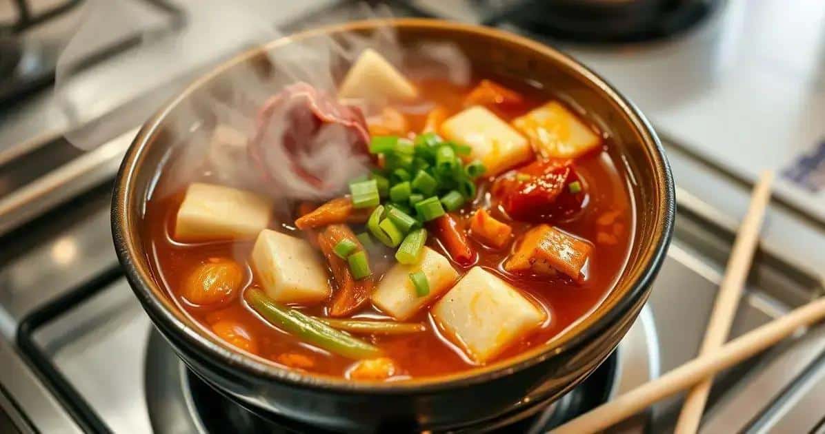 Método de Preparo do Kimchi Jjigae