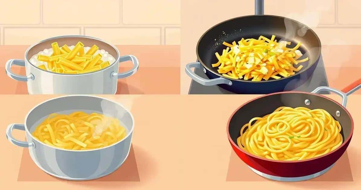 Método de Preparo do Macarrão Cremoso