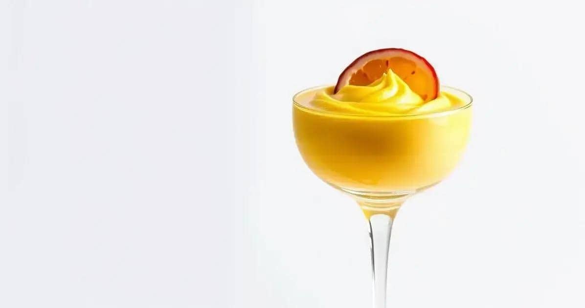 Mousse de Maracujá Cremoso - Mousse “Tentações Tropicais”