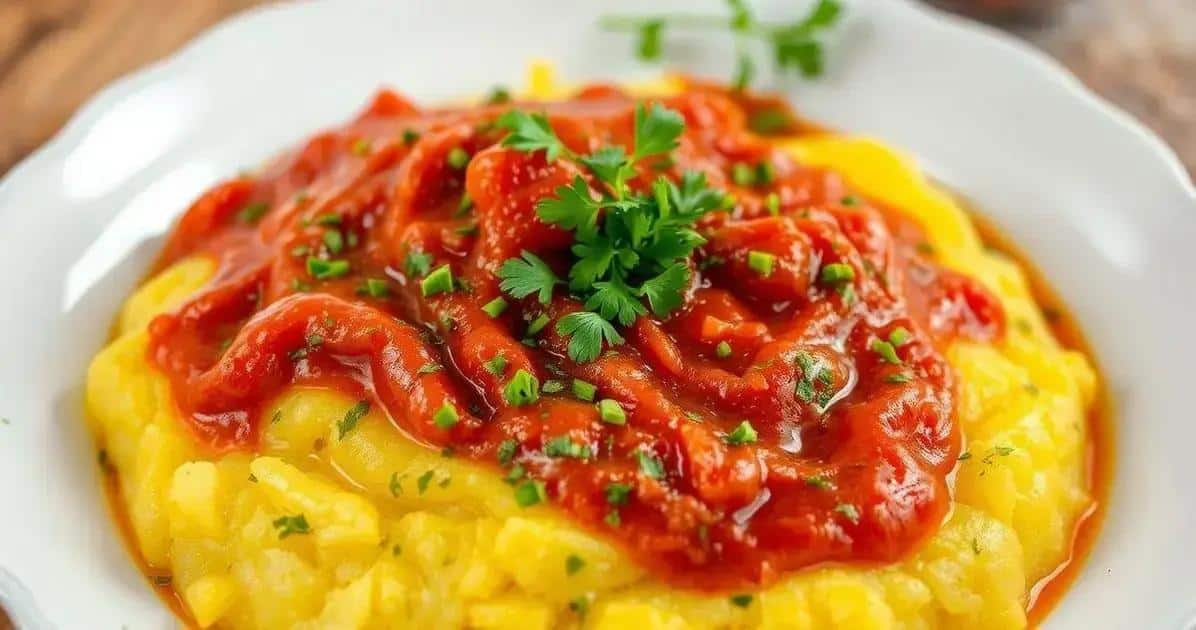 Polenta com Molho: Aprenda a Receita Irresistível para Impressionar