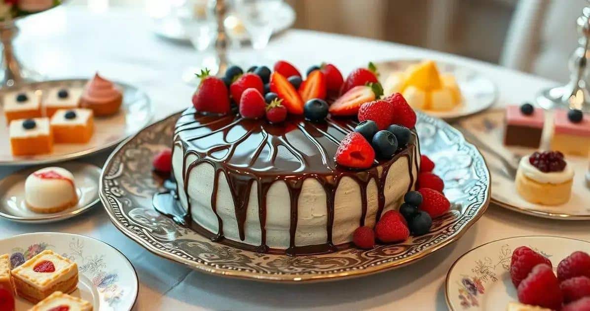 Servindo o Brigadeirão de Forma Elegante