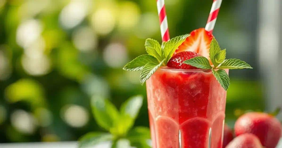 Smoothie de Morango Fácil: A Receita Rápida que Você Vai Amar!