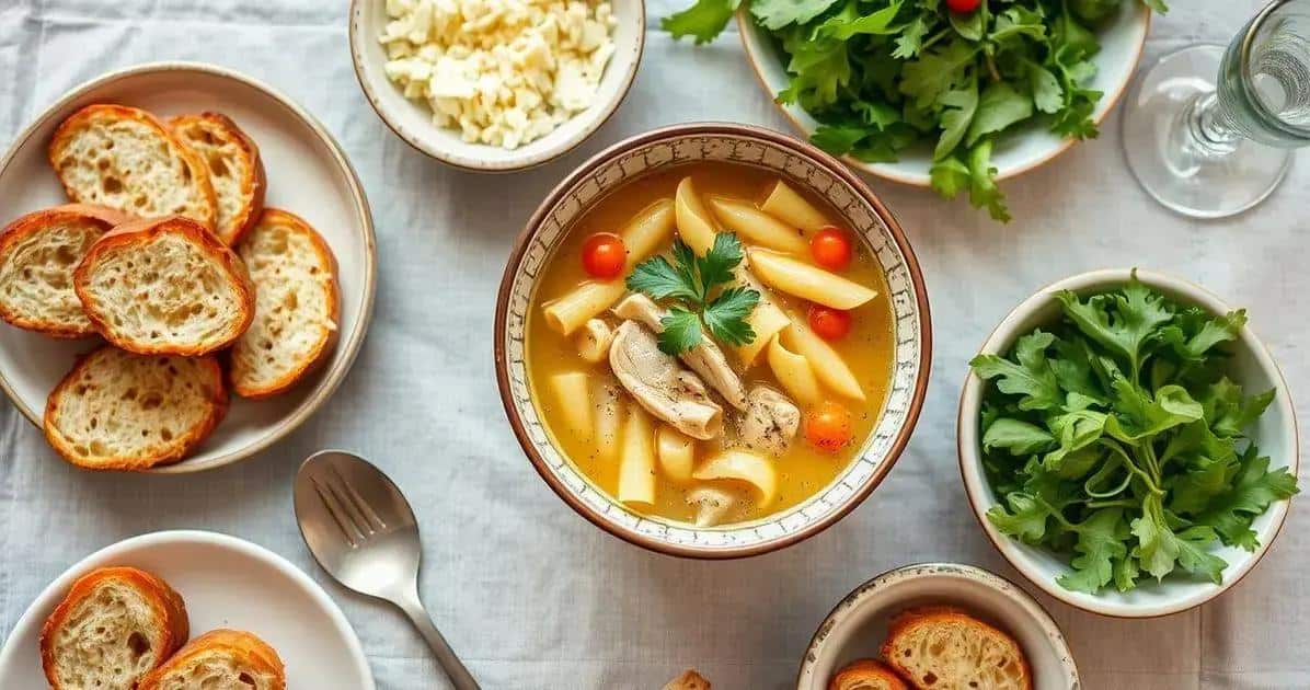 Sugestões de Acompanhamentos para Sopa de Capeletti
