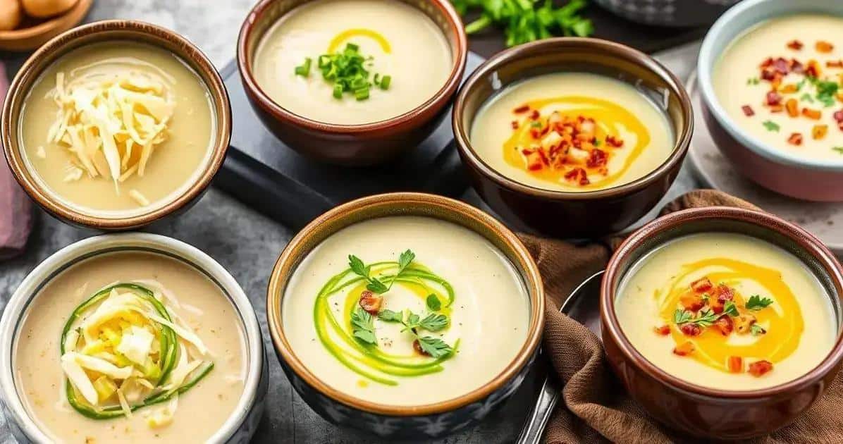 Variações da Tradicional Sopa de Batata