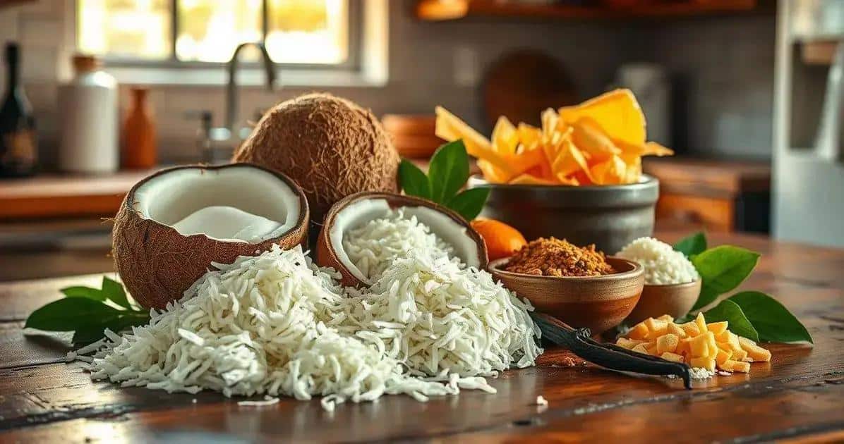 Ingredientes da Cocada Mole