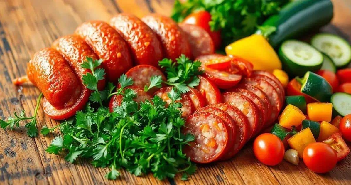 Ingredientes do Arroz com Linguiça