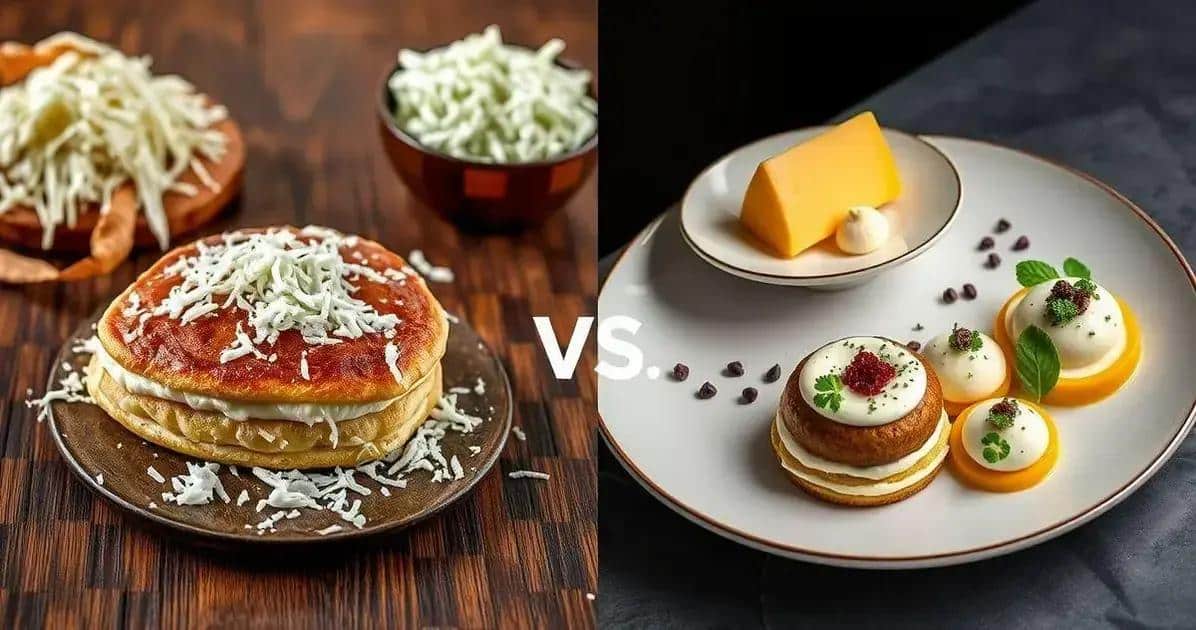 Queijadinha Tradicional vs. Queijadinha Gourmet