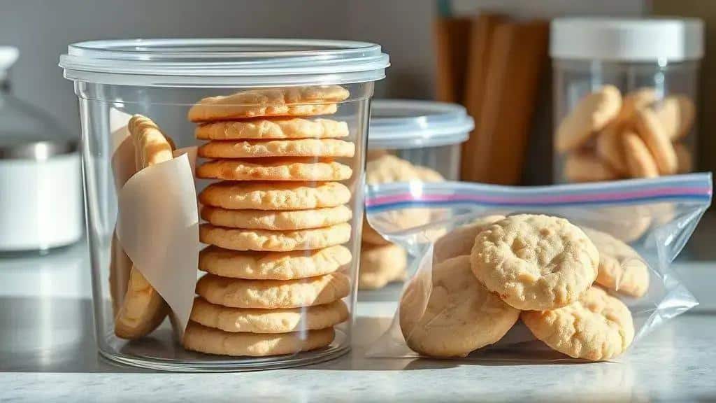 Armazenamento e conservação dos biscoitos caseiros