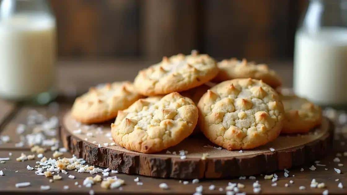 Biscoito de Leite de Coco Caseiro