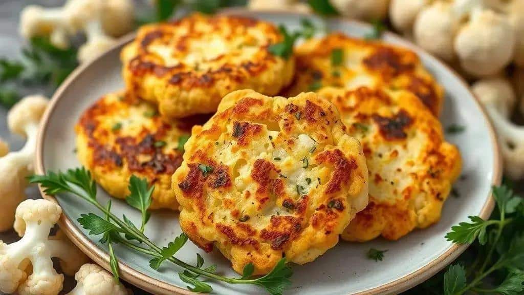 Bolinho de Couve-Flor Assado