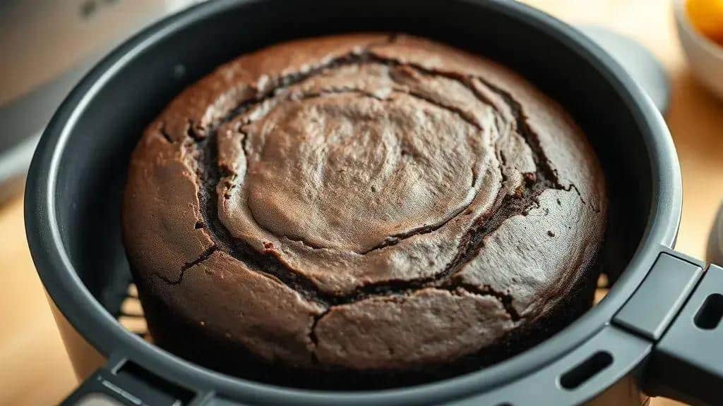 Bolo de Chocolate na Airfryer Perfeito