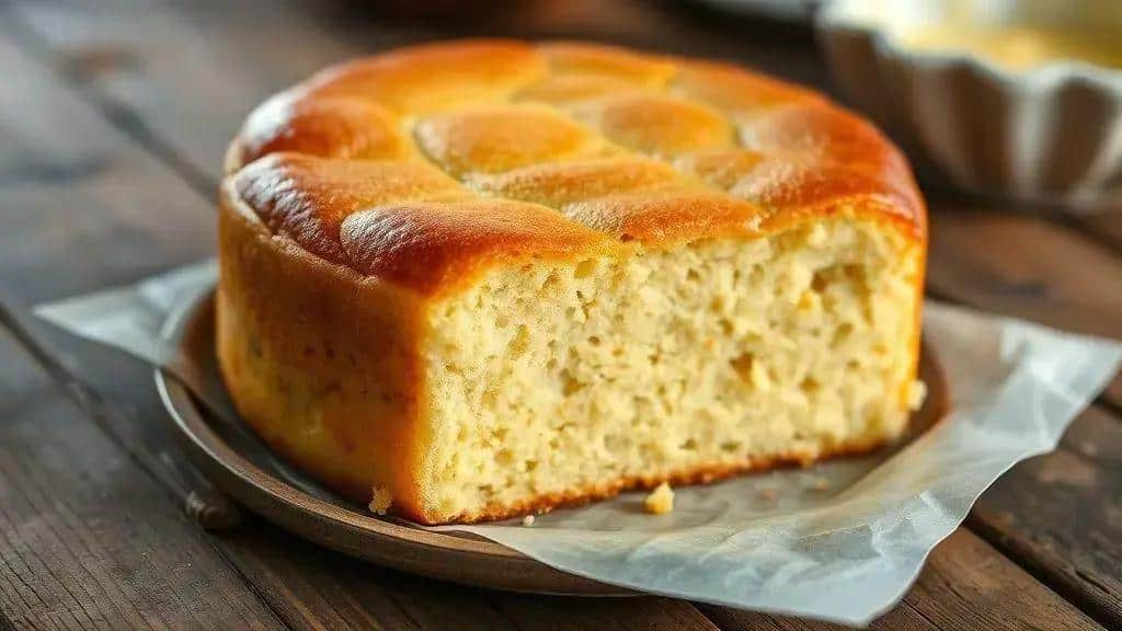 Bolo de Mandioca Cremoso de Liquidificador