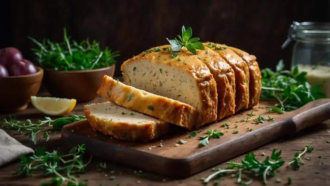 Bolo Salgado de Frango de Liquidificador